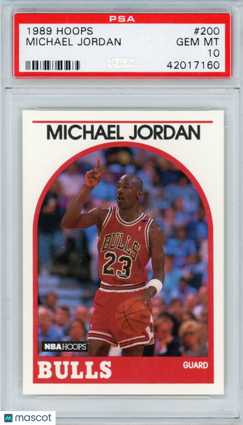 1989 Hoops Michael Jordan #200 PSA 10