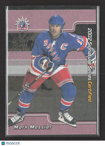 1993 In The Game Signature Series Certified Mark Messier #C-55