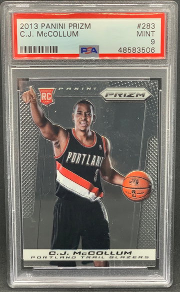 CJ McCollum 2013 Panini Prizm PSA 9