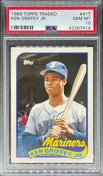 1989 Topps Traded #41T Ken Griffey Jr. RC Rookie PSA 10