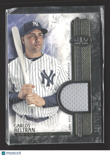 2016 Topps Tier One Carlos Beltran #T1R-CBE Game-Used Memorabilia