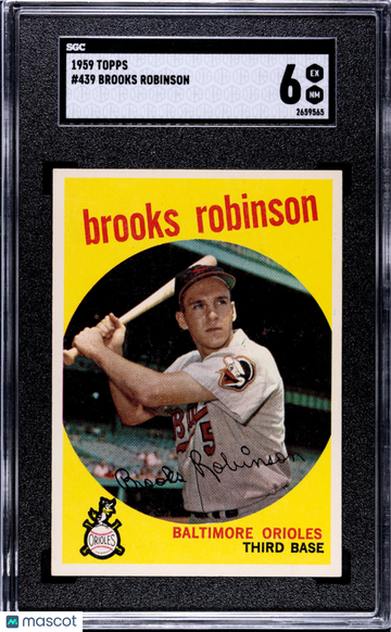 1959 Topps Brooks Robinson #439 SGC 6