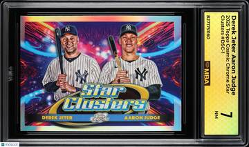2025 Topps Cosmic Chrome Star Clusters Derek Jeter Aaron Judge #DSC-1 MBA 7