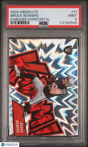 2024 Panini Absolute Kaboom! Horizontal Brock Bowers #11 PSA 9