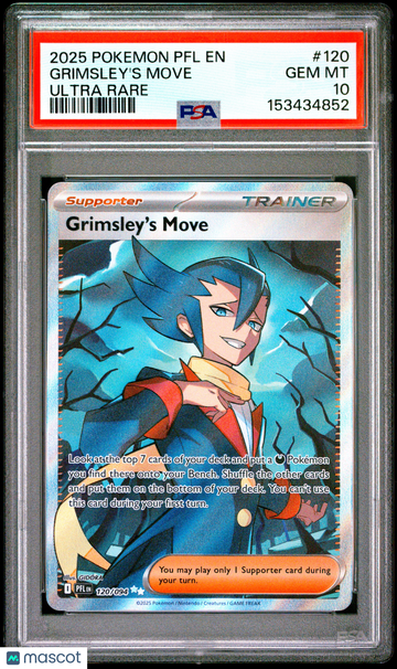 2025 Pokemon PFL EN-Phantasmal Flames Grimsley's Move Ultra Rare PSA 10 #120