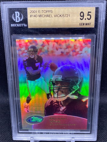 Michael Vick 2001 E-Topps BGS 9.5