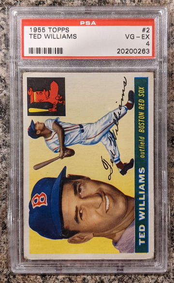 1955 Topps Ted Williams PSA 4 Centered