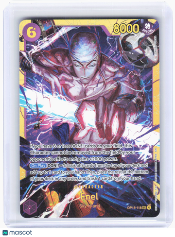 Adventure on Kami's Island Enel Foil Secret Rare #OP15-118
