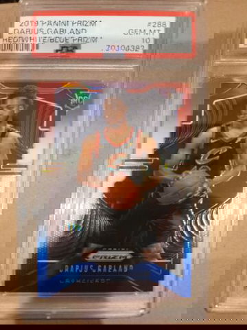 2019-20 Panini Prizm Darius Garland Red White Blue Rookie RC Gem Mint PSA 10