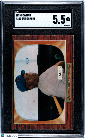 1955 Bowman Ernie Banks #242 SGC 5.5