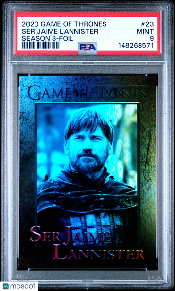 2020 Game Of Thrones Season 8 Ser Jaime Lannister #23 PSA 9
