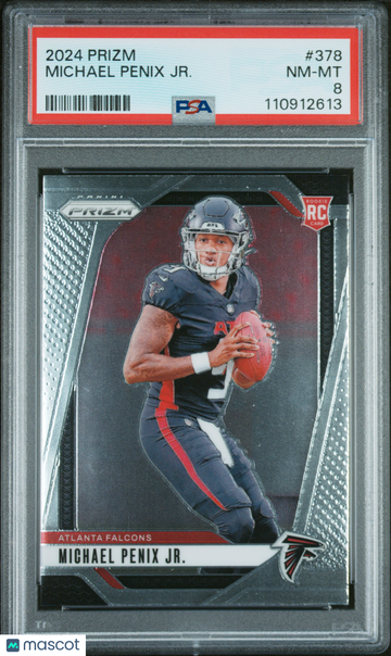 2024 Panini Prizm Michael Penix JR. #378 PSA 8