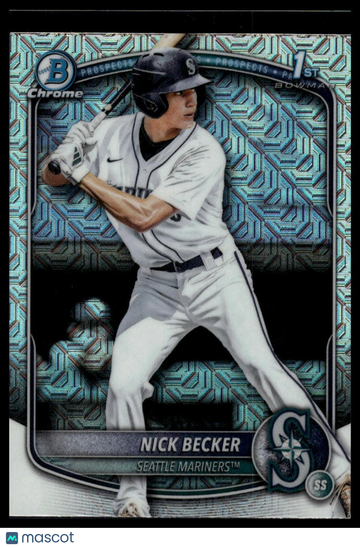 2025 Bowman Draft Nick Becker #BDC-100 Chrome Mega Box Refractor