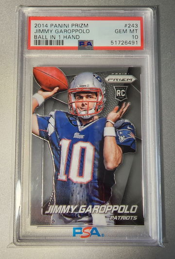 2014 Panini Prizm RC Jimmy Garoppolo   - PSA 10