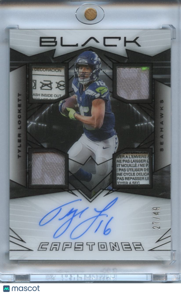 2024 Panini Black Tyler Lockett Panini Authentic