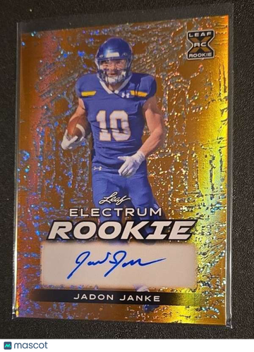 2024 Leaf Electrum - Rookies Auto Sparkle Bronze Jadon Janke #RA-JJ1