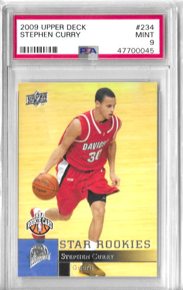 2009 Upper Deck Stephen Curry Rookie #234 PSA9