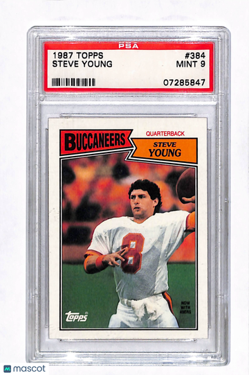 1987 Topps Steve Young #384 PSA 9