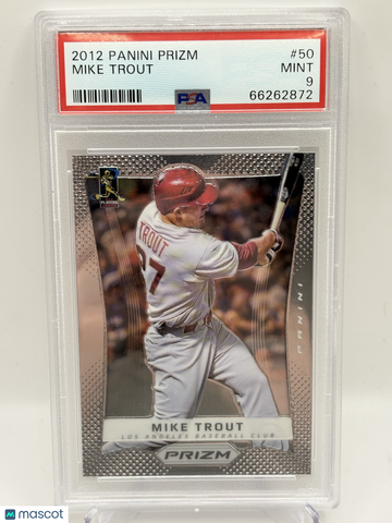 2012 Panini Prizm Mike Trout #50 PSA 9