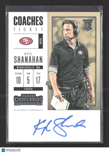 2017 Panini Contenders Football Kyle Shanahan #300 RC