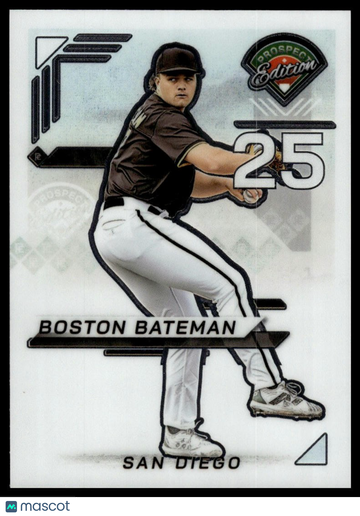 2025 Panini Prospect Edition Boston Bateman #72 Holo Prospect Ticket