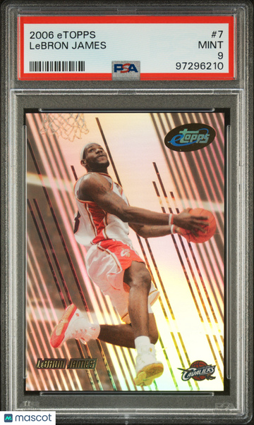 2006 Etopps LeBron James #7 PSA 9