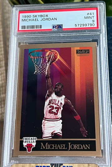 1990 1991 Skybox Michael Jordan #41 PSA 9 MINT HOF GOAT Chicago Bulls Golfing 🔥