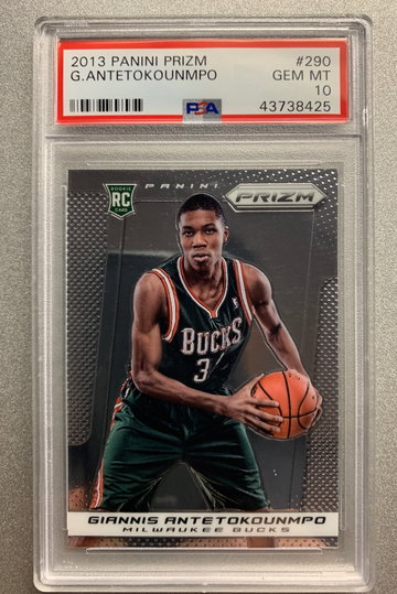 GIANNIS ANTETOKOUNMPO PRIZM RC #290 PSA 10 GEM MINT