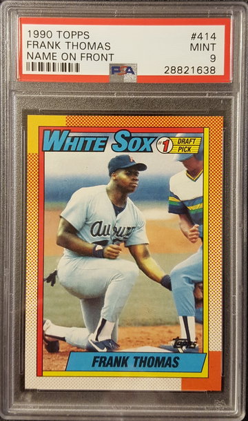 1990 Topps Frank Thomas Rookie PSA 9 Chicago White Sox