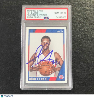 2016-17 Panini Ish Smith #5 NBA Hoops PSA 10