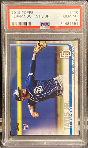 2019 Topps Fernando Tatis Jr. #410 PSA 10
