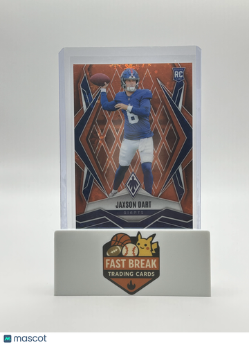 2025 Panini Phoenix Jaxson Dart #200 Orange Holiday /99 RC