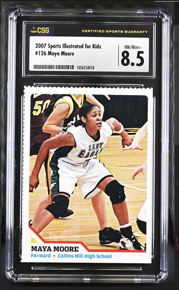 2007 SPORTS ILLUSTRATED FOR KIDS MAYA MOORE RC CSG 8 NM-MINT+