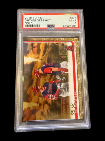 2019 Topps | Ohtani Gets Hot | Gold | PSA 9 | #367