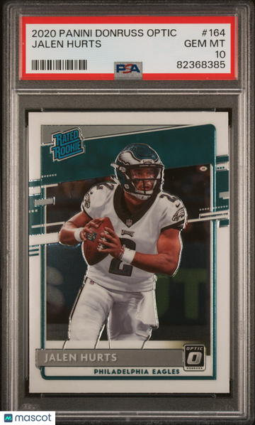 2020 Panini Donruss Optic Jalen Hurts #164 PSA 10