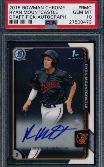 Ryan Mountcastle 2015 Bowman Chrome Base Auto RC