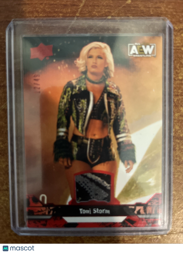 2024 Upper Deck AEW All Elite Wrestling - [Base] - Red Mat Relics “Timeless” Toni Storm Toni Storm #22 Red 12/49