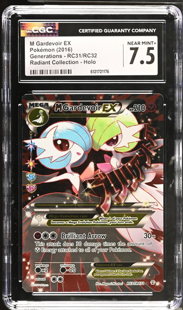 2016 Generations #RC31/RC32 M Gardevoir EX Radiant Collection - Holo CGC 7.5