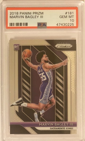 2018-2019 Panini Prizm MARVIN BAGLEY Jr. RC! PSA 10!