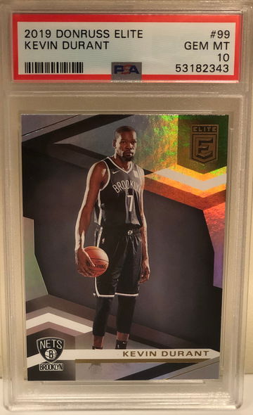 2019 Kevin Durant Donruss Elite PSA 10