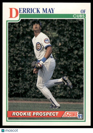 1991 Score Derrick May #379
