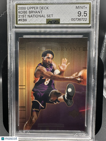 2000 Upper Deck 21st National Set Kobe Bryant #KB9 AGS 9.5