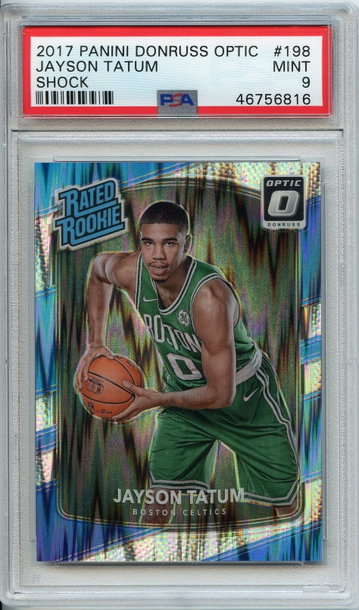 Jayson Tatum Optic Shock PSA 9 NEP
