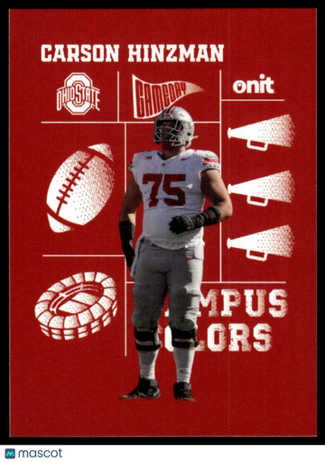 2025 ONIT Athlete Ohio State Buckeyes Carson Hinzman #CC-6 Campus Colors