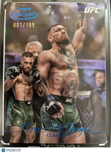 2024 Topps Gold Label Class 1 Conor McGregor #53 BLUE /199