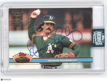 2024 Topps Archives Signature Series Stadium Club Dennis Eckersley #332 /14