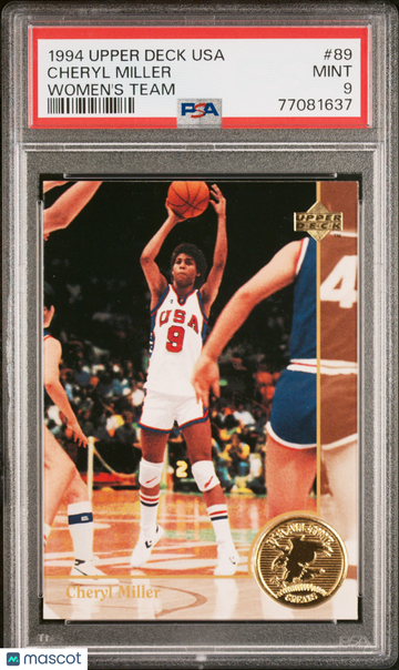 1994 Upper Deck USA Basketball Cheryl Miller #89 PSA 9
