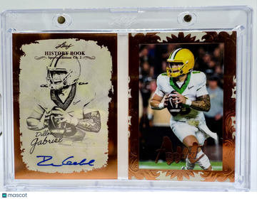 2025 Leaf History Book Sports Edition Art Book Dillon Gabriel #AB-DG1 /25