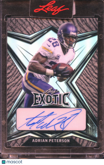 2022 Leaf Exotic Adrian Peterson #EA-AP1 /8