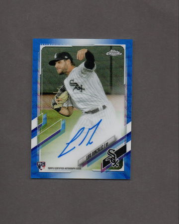 2021 Topps Chrome #LGO Luis Gonzalez rookie blue refractor autograph /150